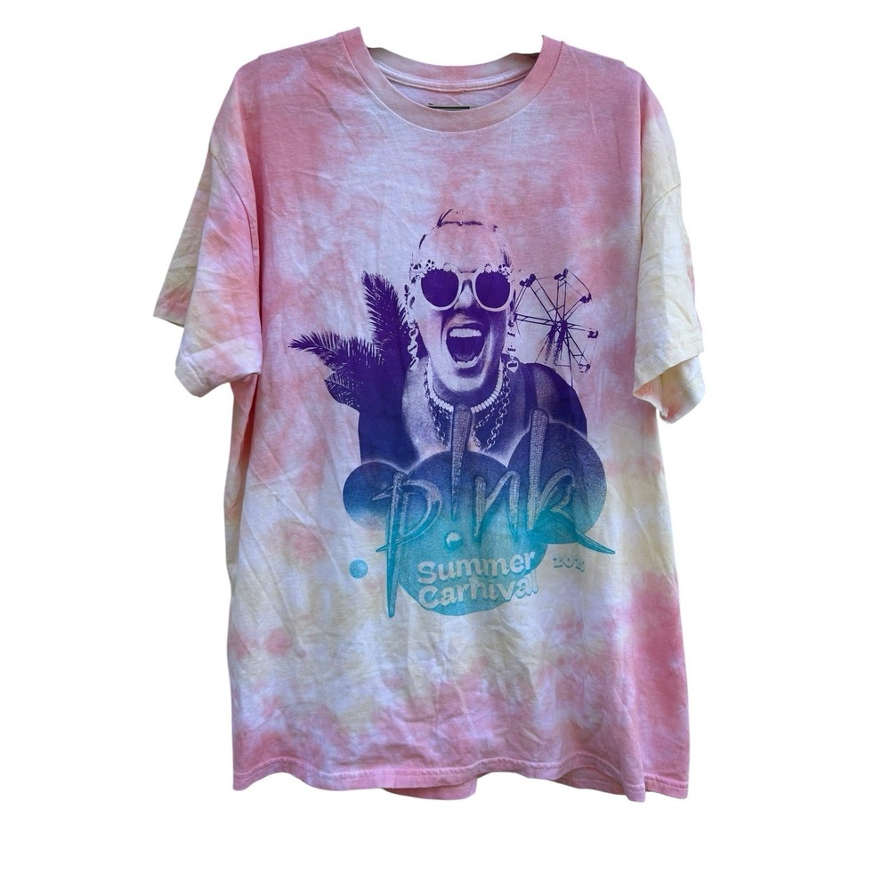 P!NK PINK Alecia Moore Summer Carnival 2023 Size XL Unisex T-Shirt Official New